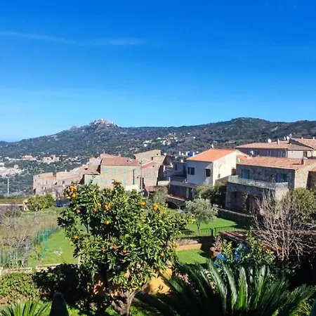 Apartmán Corse Balagne Au Dessus De Corbara - Logement Maison De Charme 80m2 -terrasse Vue Inoubliable 40m2 - 4 Personnes - Coup De Coeur Assure