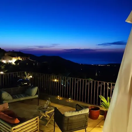 Corse Balagne Au Dessus De Corbara - Logement Maison De Charme 80m2 -terrasse Vue Inoubliable 40m2 - 4 Personnes - Coup De Coeur Assure *